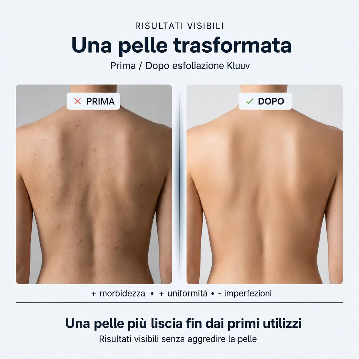 Kluuv - Salvietta da doccia esfoliante