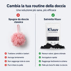 Kluuv - Salvietta da doccia esfoliante