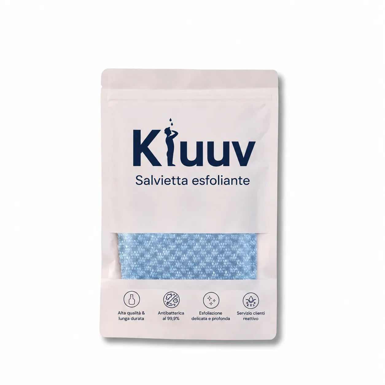 Kluuv - Salvietta da doccia esfoliante