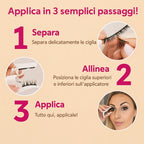 Ciglia magnetiche Kluuv™ senza colla